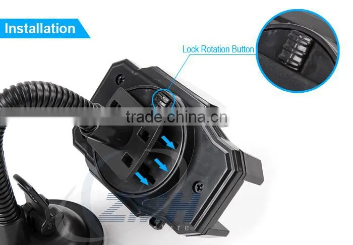 Universal Suction Car Windscreen Mount Long Holder For cellphone/GPS/PDA/MP3