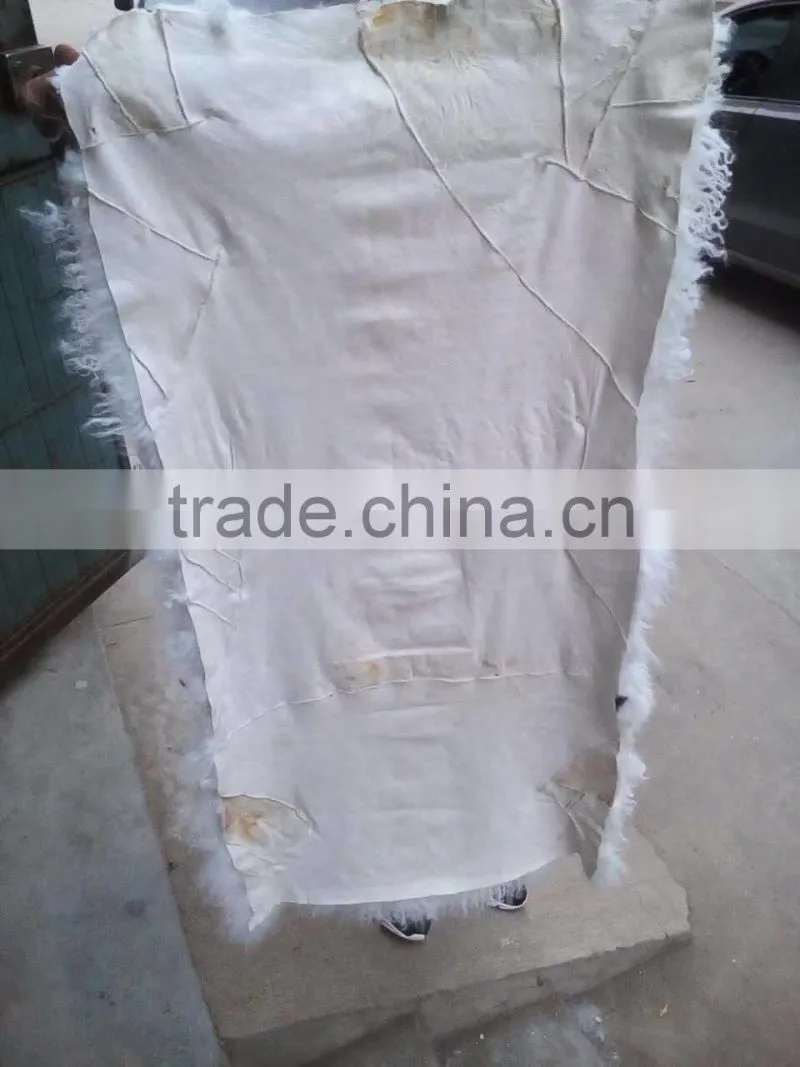 2015 New hot -sell long hair sheep skin for coat