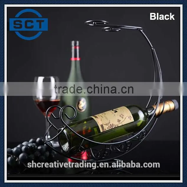 European Style Single Bottle Holder Pirate Ship Wine Rack