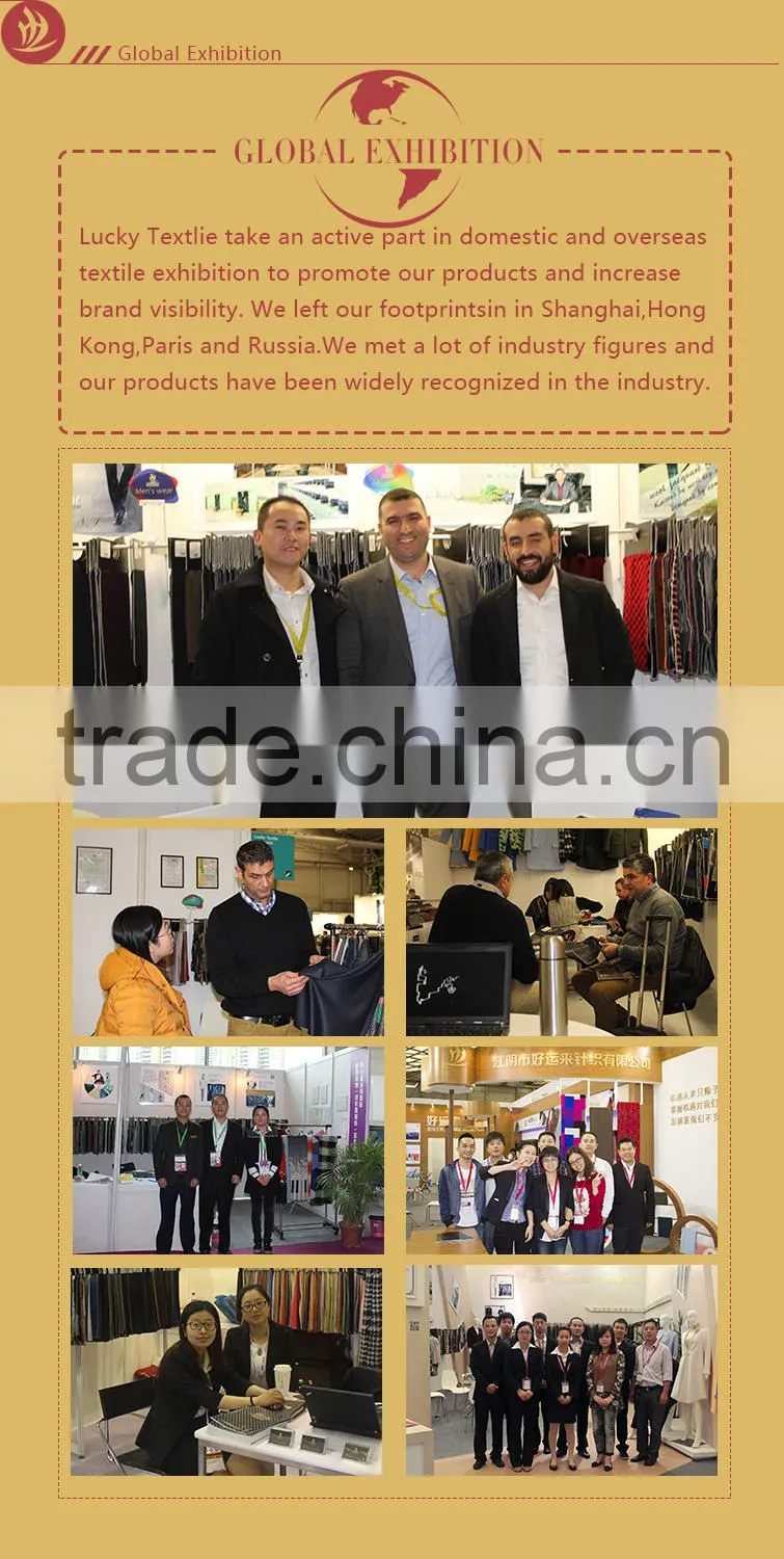 Gradual change knitted jacquard wool fabric for coat