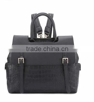 girl's fashion leather backpack korea style backpack