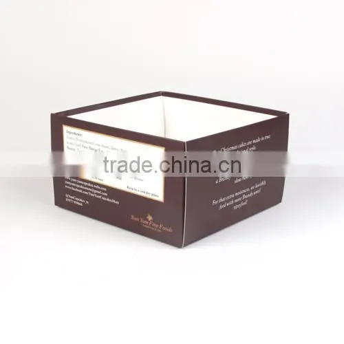 Sinicline Custom made safe paper package box for Cake