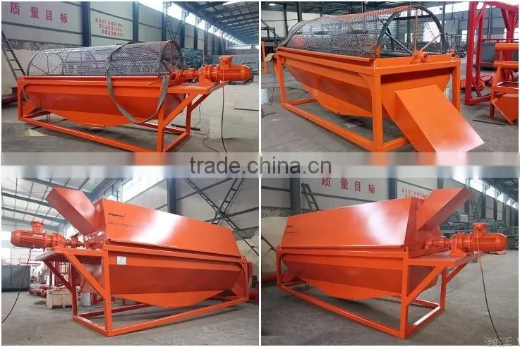 Small Rotary Trommel Drum Screen In Oil Drilling Industry