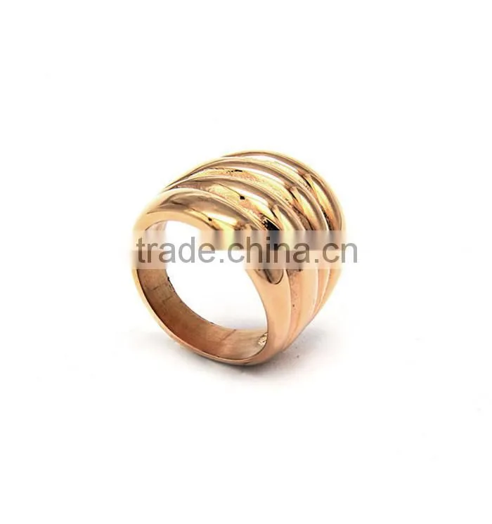 women special design stainless steel ring wide steel jewelry class ring