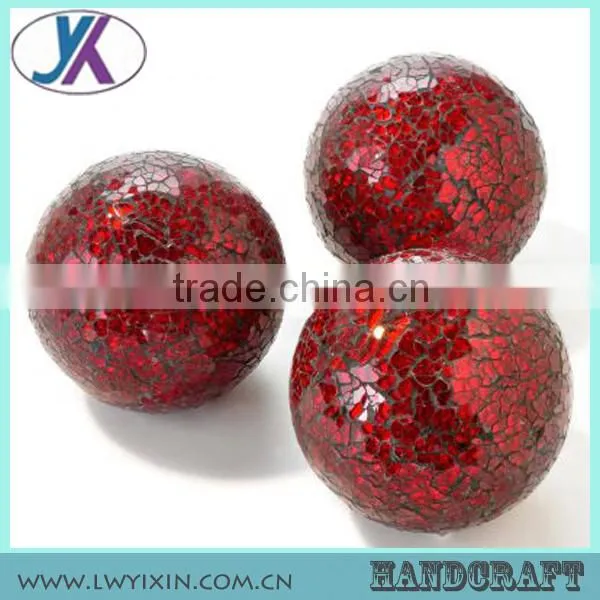 Promotion decorative glass mosaic styrofoam balls