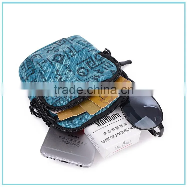 Unisex Canvas outdoor/travel/sport waist bag