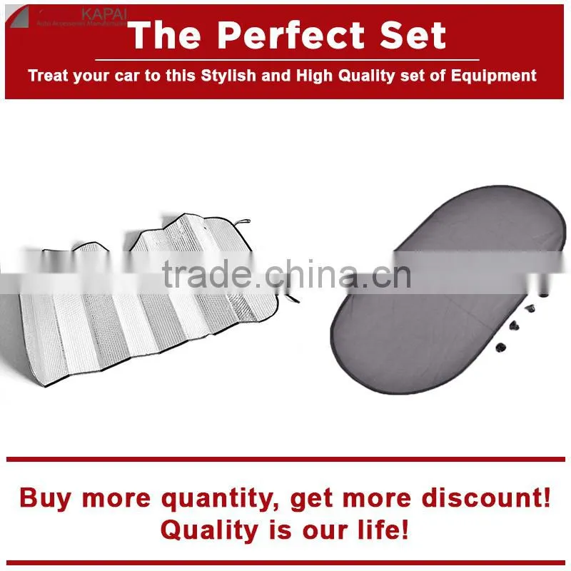 The Perfect Set Front Windshield Sunshade+Rear Window Sunshade