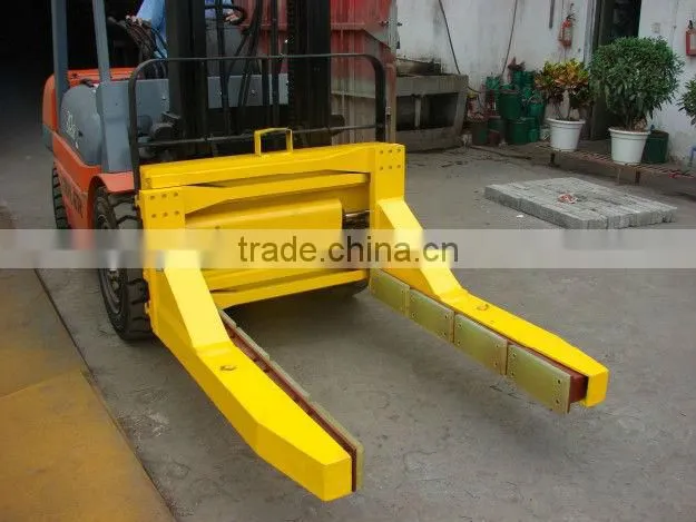 forklift with block clamp