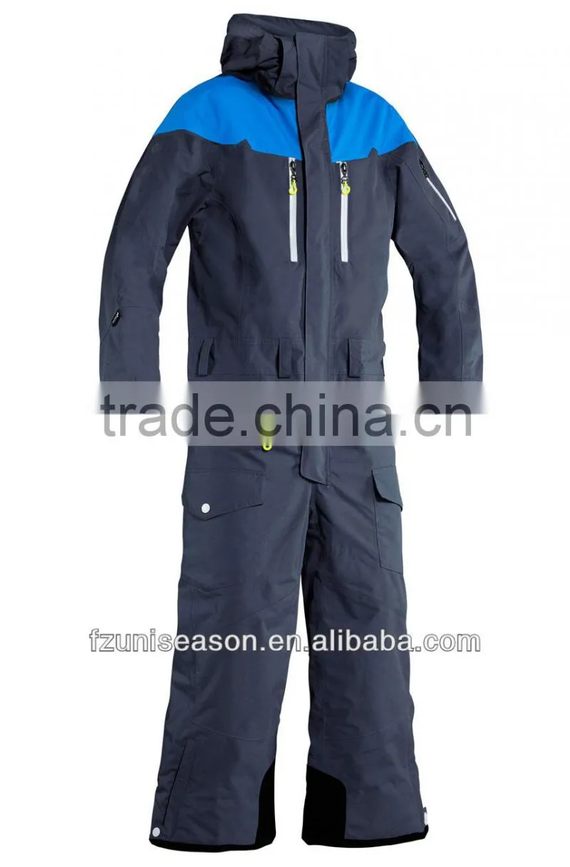 One piece women snow suits pink