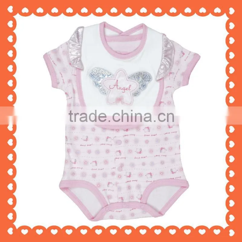 Romper with bib set