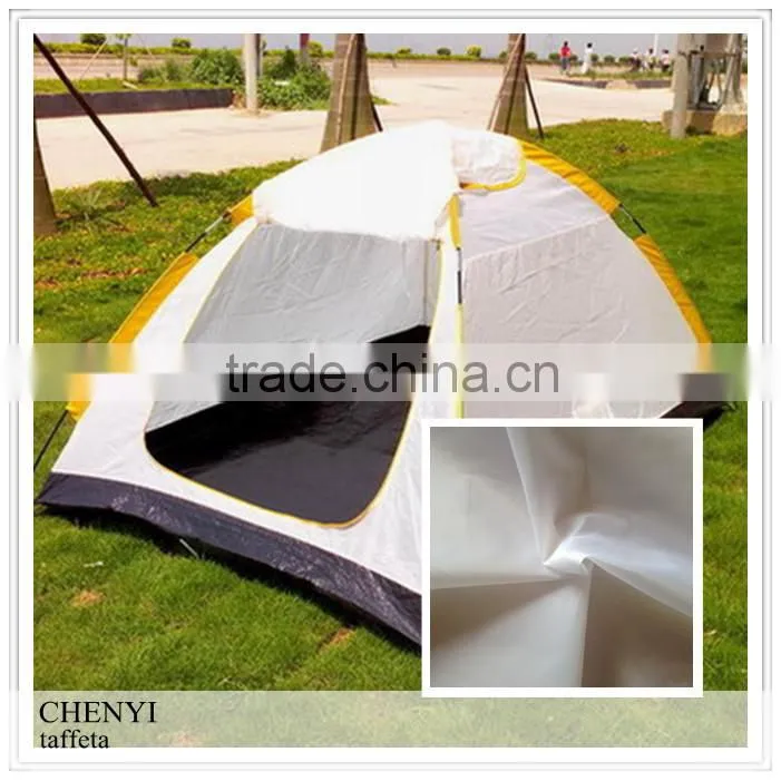 Manufacturer 100poly waterproof PU coated taffeta roll