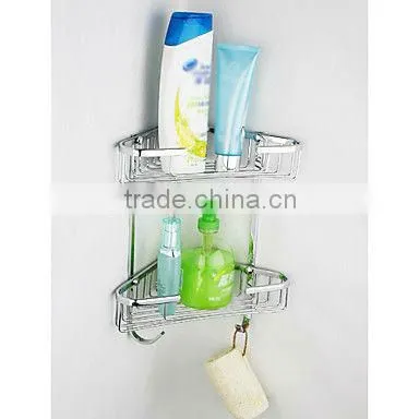 Bathroom Triangle Double Tiers Soap Basket BA1194