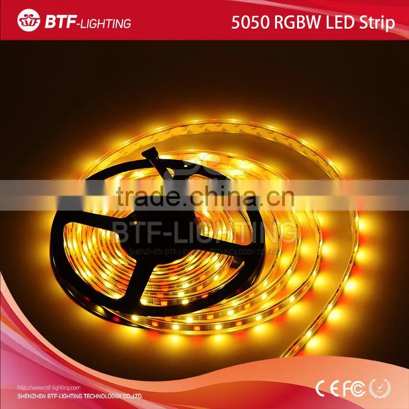 5m 5050 RGBW led strip 60leds/m RGB+Warm White led strip Tube-Waterproof IP67 DC12V SMD 5050 Mixed RGB color