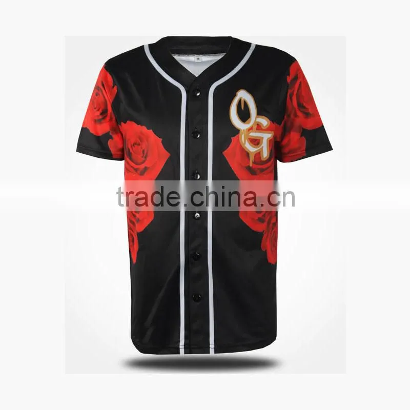 custom sublimated men baseball uniforms