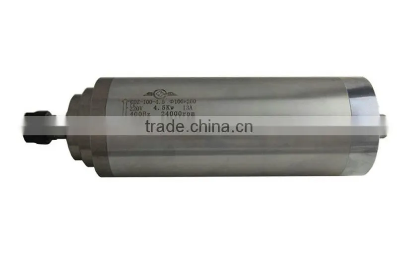 GDZ100-4.5(220V) Toauto 24000rpm 4.5kw electric spindle motor water cooled