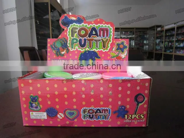 New Promotion novelty magic factory supplier foam putty bouncing putty diy bouncing putty toy bouncy putty bouncing foam putty