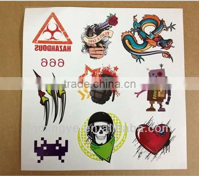 Customized lovely designs temporary worldwide tattoo supply for women