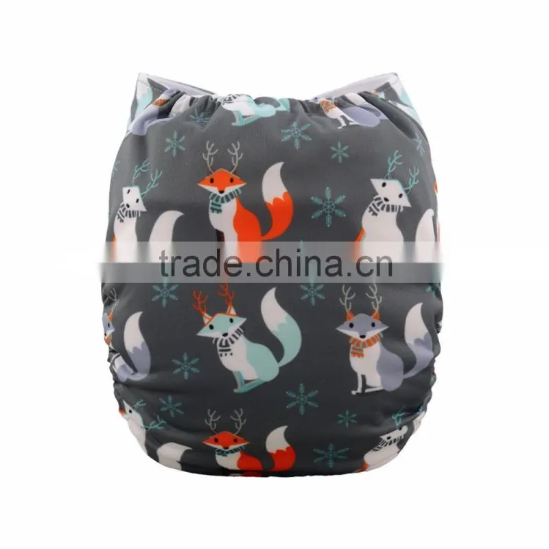 2016 Alva New Pattern Reusable Cloth Baby Diapers Wholesale Cloth Diaper