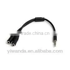 best price for Audio cable headest couples one divides two line 3.5mm