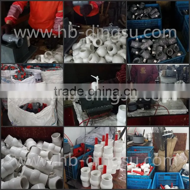 OEM/Cheap Full Size Plastic PVC Ball valve