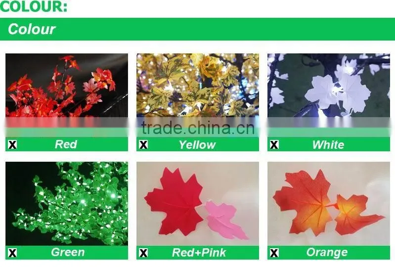 Wedding Decorative Warm White LED Maple Tree