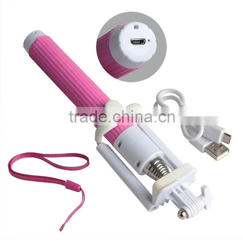 NEW Mini Foldable Extendable Handheld Self Timer Bluetooth Selfie Stick Monopod