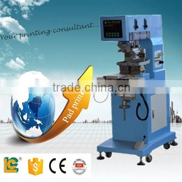 Two-Color Pad Printer With Shuttle for toys, pens, keyboard, plastic products, laber, hardware LC-PM2-100