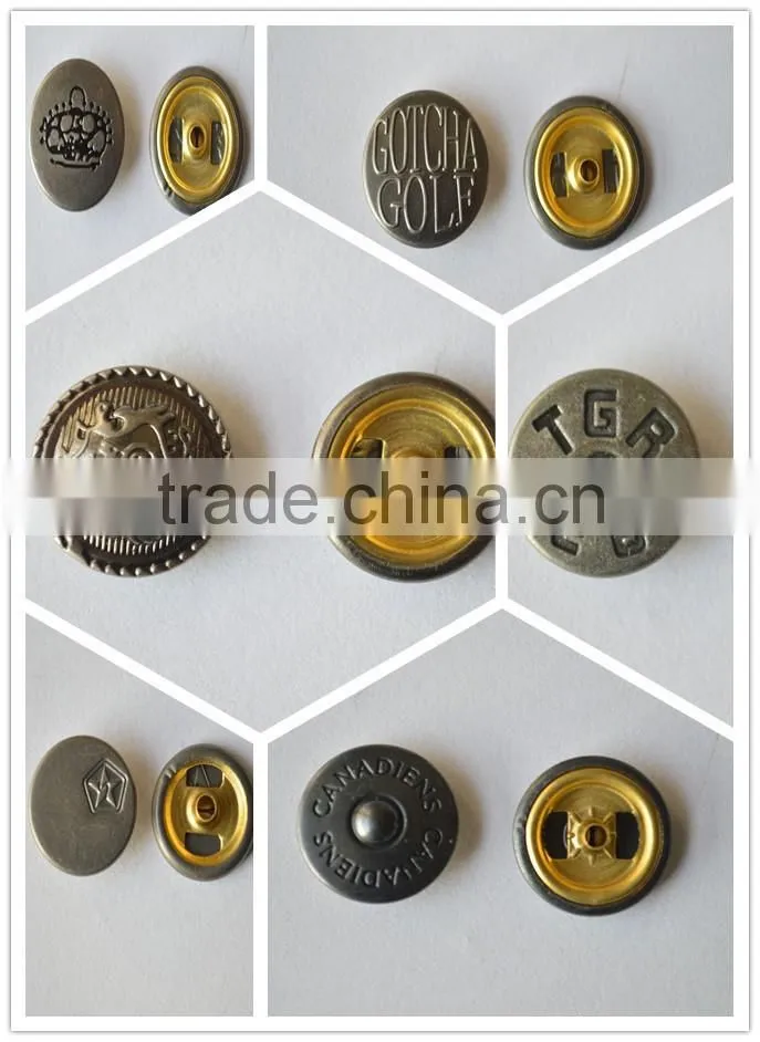 Custom garment metal zipper pullers