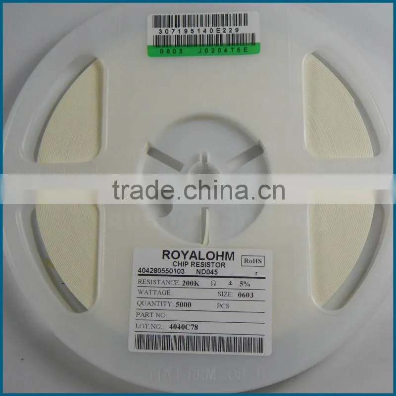 Resistors 0603 200K 5% NEW