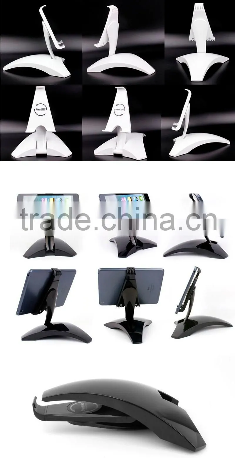Universal 360 degree rotating tablet holder