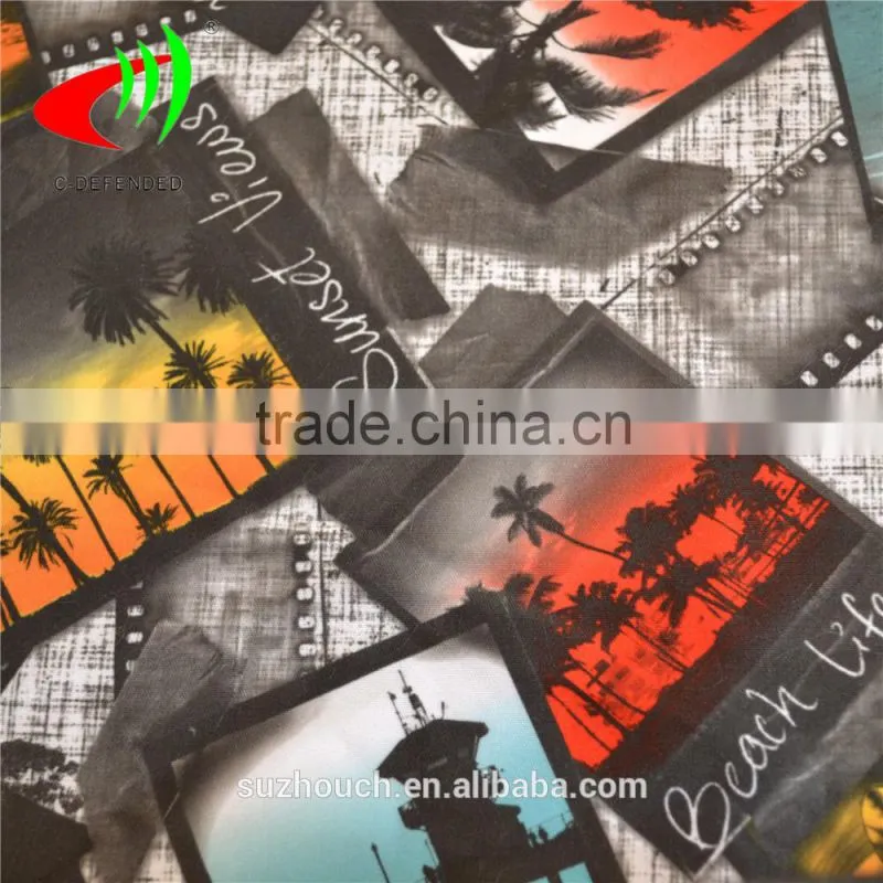 2016 african print fabric polyester microfiber fabric