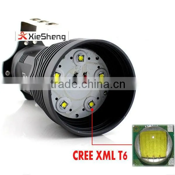 5000 lumen handle lamp wapterproof portable and rechargeable led flashlighting