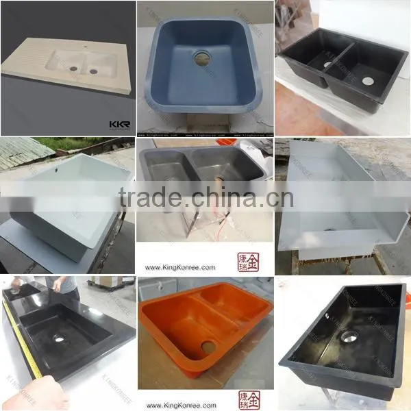 Single faucet hole Floor Mounted Pedestal basin