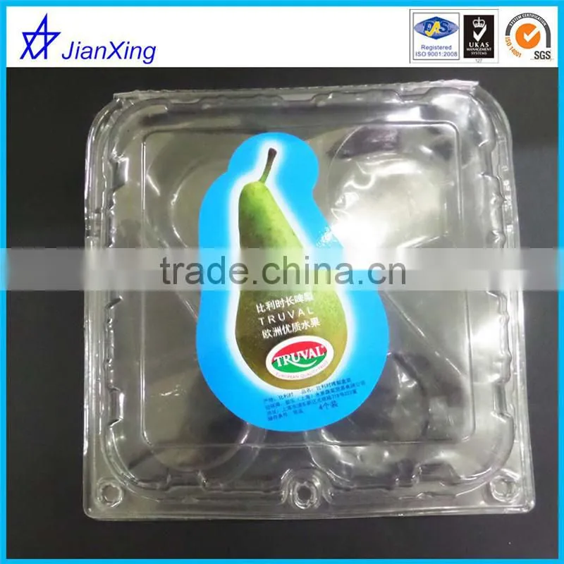 transparent plastic food packaging boxes clear plastic Fruits boxes