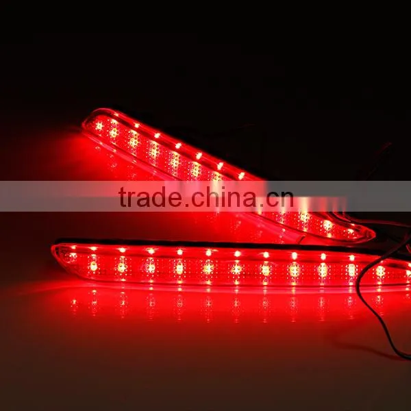 Red led rear bumper reflector Lamp Bulb Reflector for Mazda 3 rear bumper