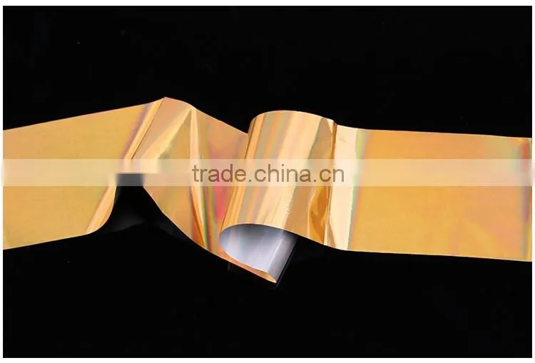 Newest 8 clolors Nail Art transfer for Aluminium Nail foil sticker Tips