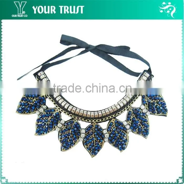 Gray V Bead, Rhinestone Tassel wholesale Neckline Rhinestone