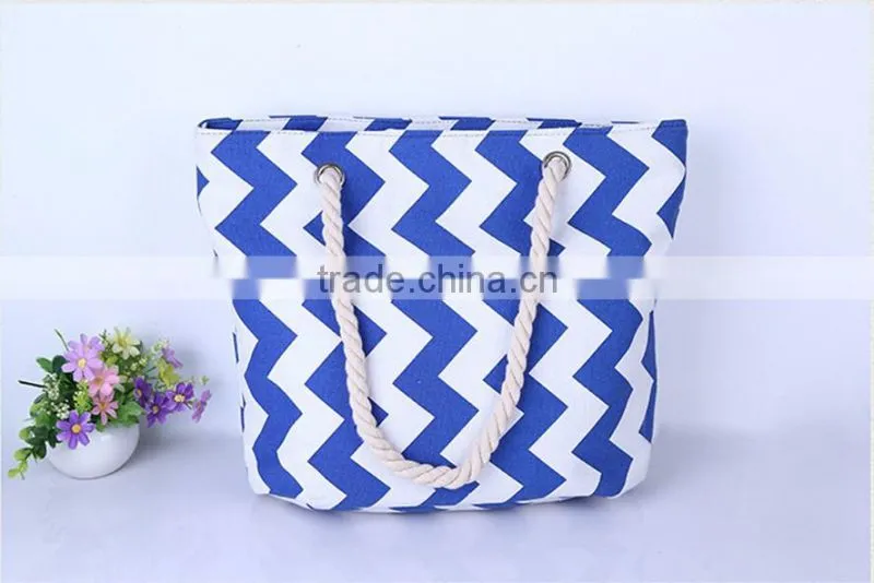 Hot selling canvas beach tote bag