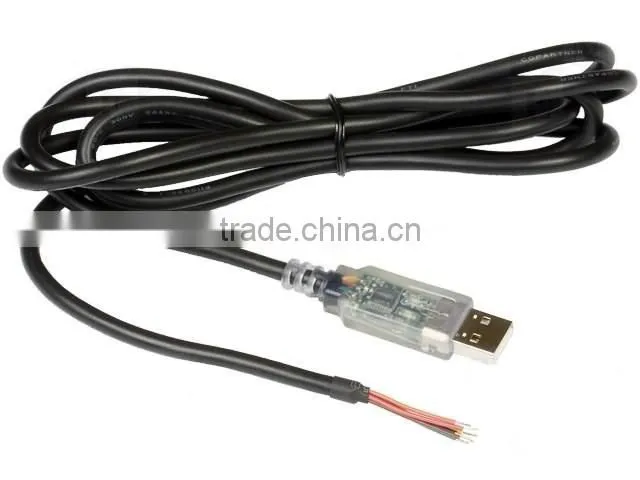 CABLE, USB/RS232 CONV, WIRE-END 3V3 1.8M Part # FTDI USB-RS232-WE-1800-BT_3.3
