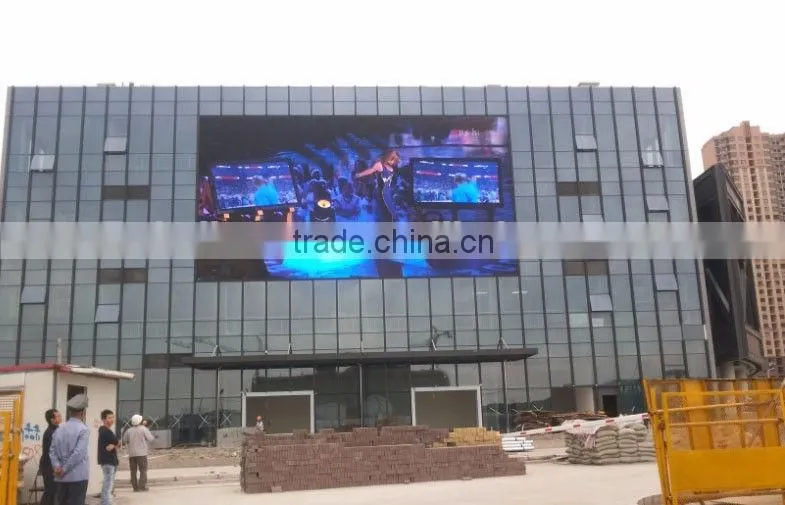 electronic outdoor led display screen full color p16mm message led displayer DIP for shopping mall advertising