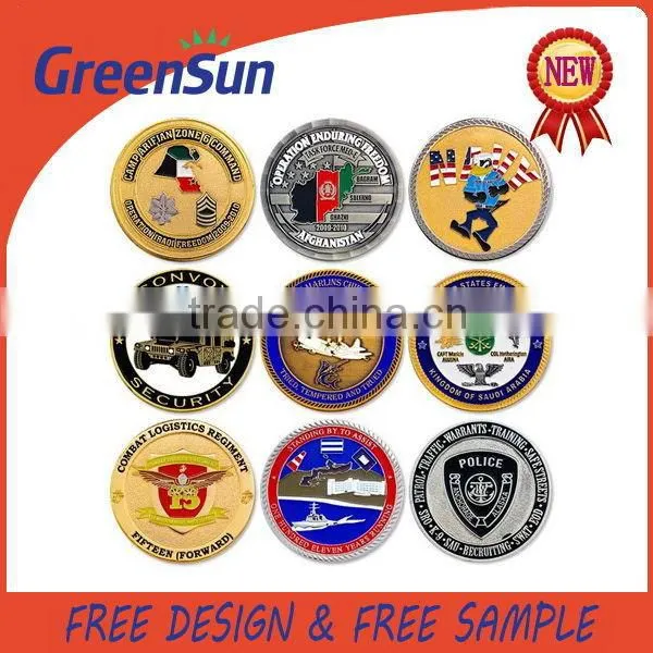 Practical eco-friendly police challenge coin