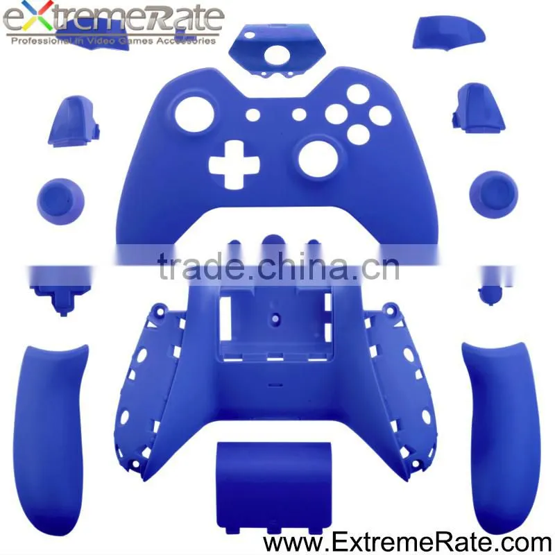 Soft touch blue housing shell case for Xbox One controller shell