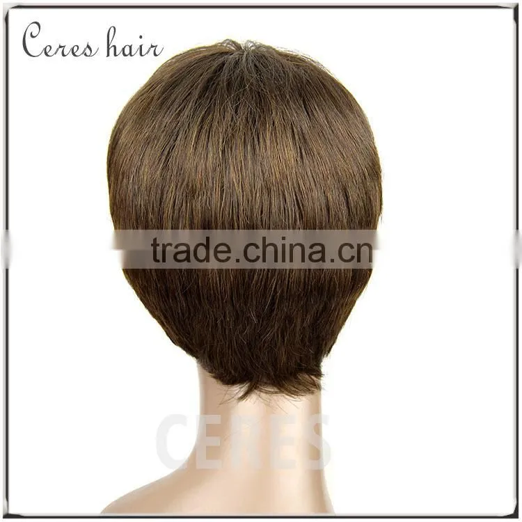 Silky Straight European Virgin Human Hair Lace front Wigs Blond 613 Lace Wig