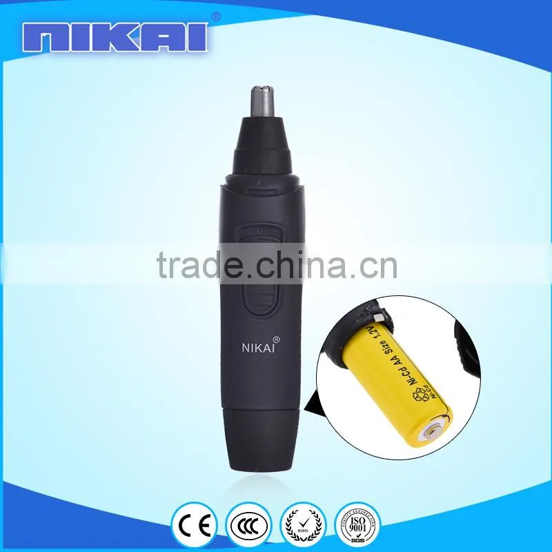 Cheapest battery opaterd manual mini electric nose hair trimmer