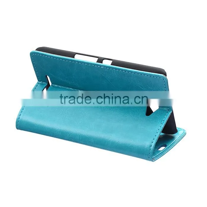 Wholesale Flip Cover Leather Case For Sony E4,For Sony E4 Book Cover Stand Case