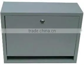 Simple appearance metal mailbox,modern metal letterbox,postbox,Wall Mounted Metal Mailbox
