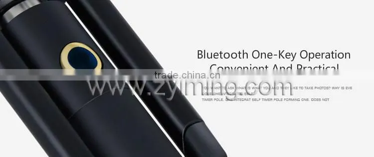 Zyiming wholesale mini selfie stick Z07-6V bluetooth monopod selfie stick