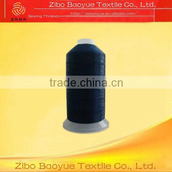 100% polyester filament trilobal bright thread 300d/3