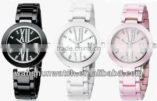 high resistant water sport girls ceramic watch sapphire galsses