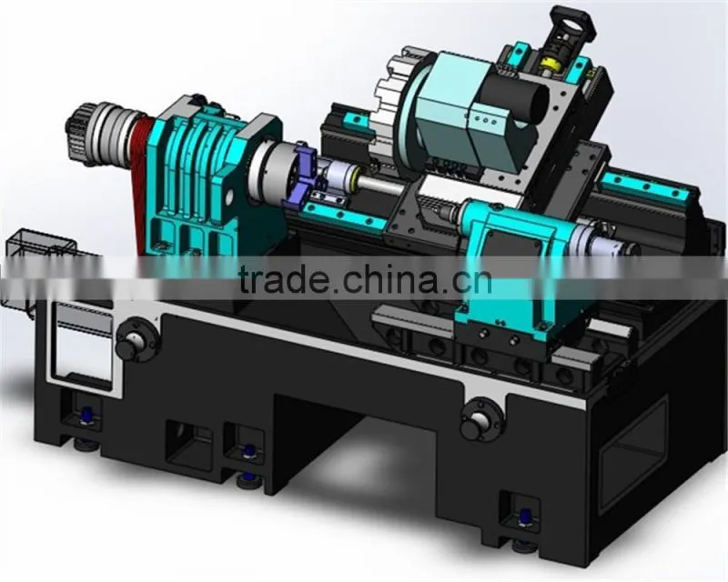 TCK-45LS CNC Slant bed lathe machine tool with power tool